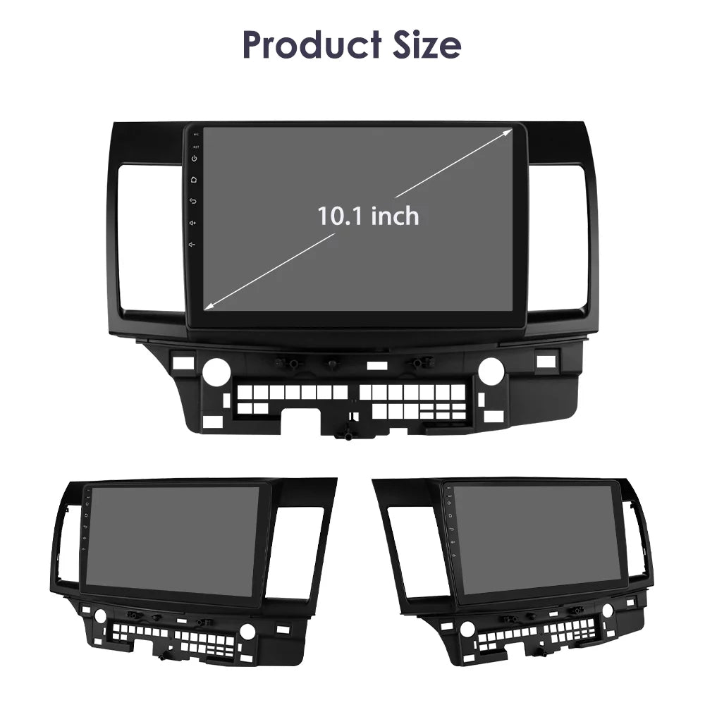 For Mitsubishi Lancer 2007 2008 2009 2010 2011 2012 Android 12 Wifi 2+32GB Car Stereo Radio CarPlay  Navigation Player