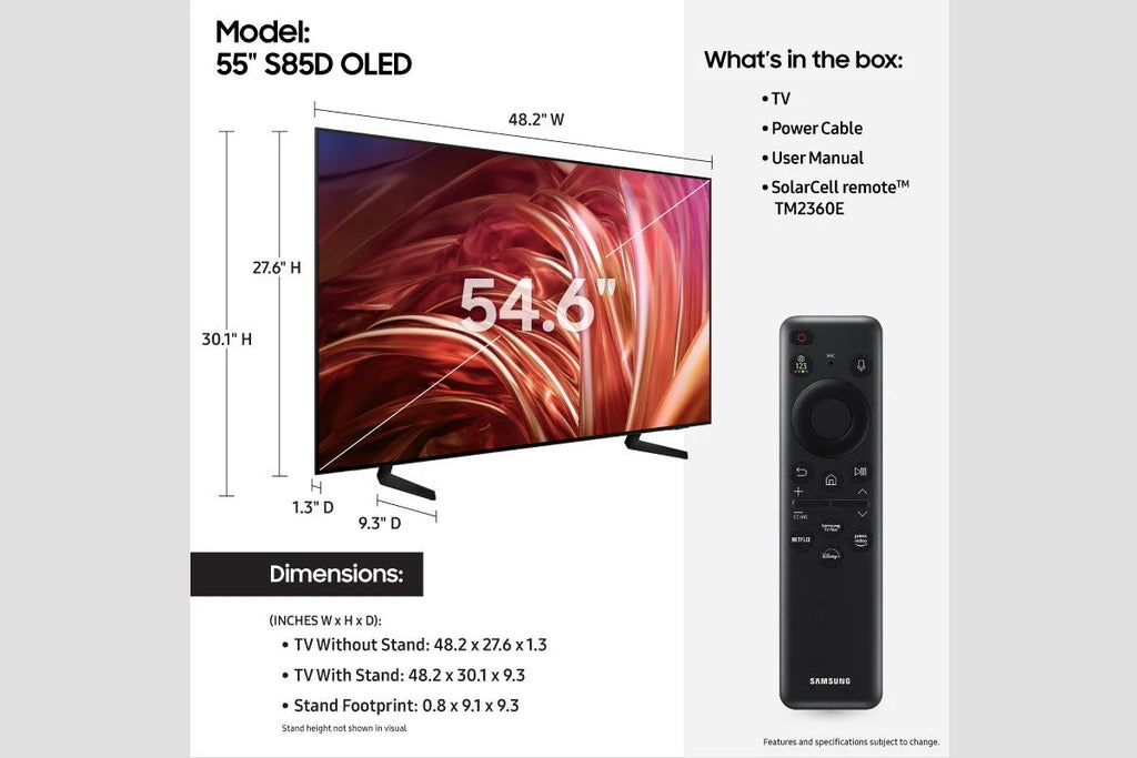 55” Class S85D  Smart  QN55S85DAEXZA 2024
