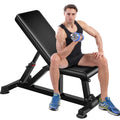 K  Adjustable Weight Bench, Exercise Dumbbells Bench for Full Body Workout,Foldable Workout Bench for Home Gym 700LB
