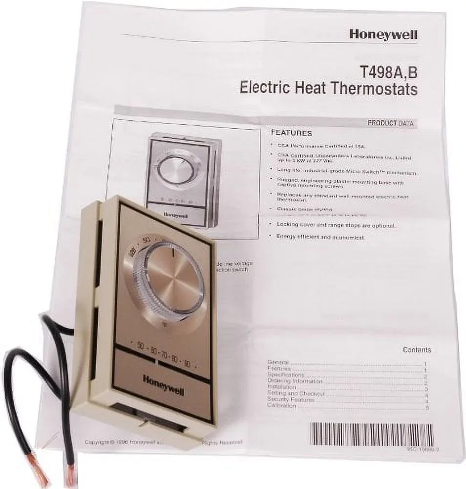 Honeywell T498B1553 Thermostat