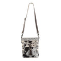 Upcycled Wool Upcycled Canvas Hair-on Genuine Leather women bag western handbag purse