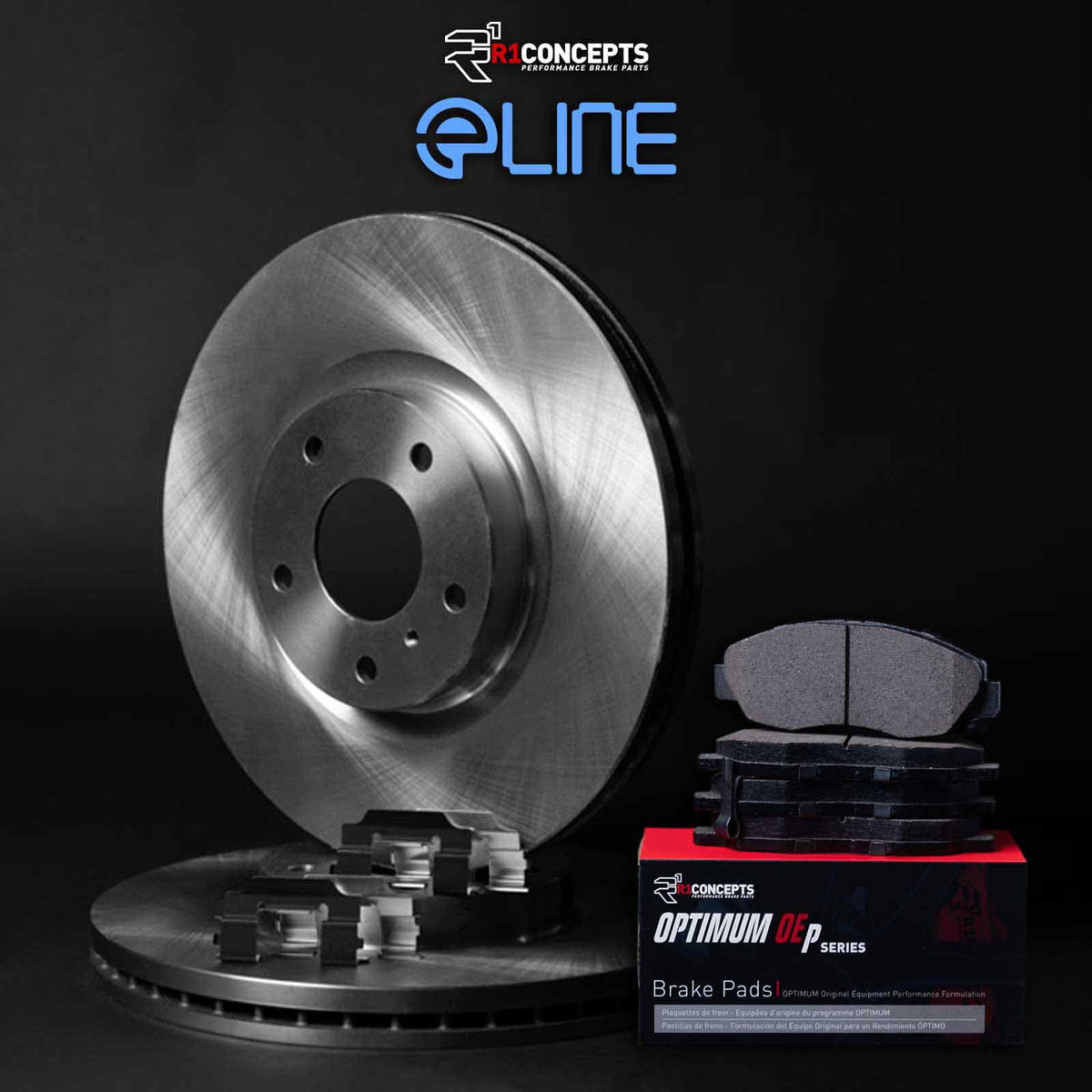 R1 Concepts Wfuh1 27199 R1 Concepts Brake Rotor Blank With Optimum Oe Pads & Fits select: 2003-2007  XC70, 2004-2009  S60 2.5T