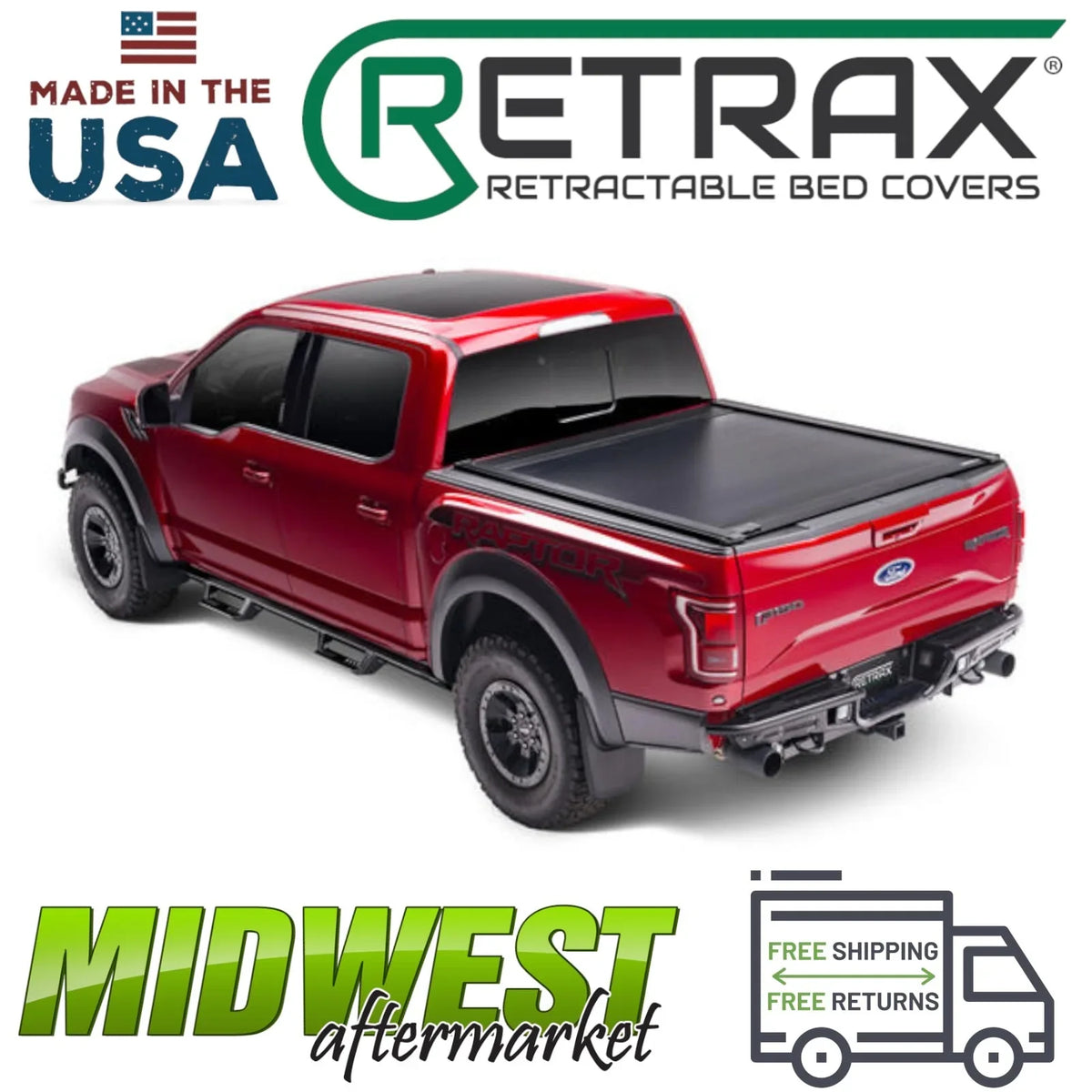 Retrax By Realtruck PowertraxONE  Retractable Truck Bed Tonneau Cover | T-70841 | Compatible With Select 2007-2021 Toyota Tundra Crewmax with Deck Rail System 5' 7" Bed (66.7")