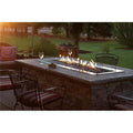 60 in. 65000  Outdoor Linear Fire Pit Kit with Manual Electronic Ignition, Natural Gas