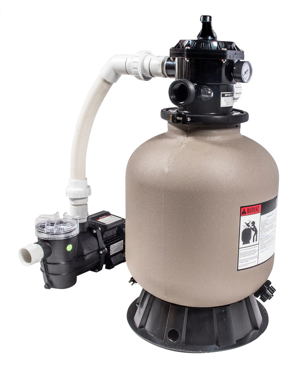 Above-Ground Swimming Pool Sand Filter System with 0.35  Pump