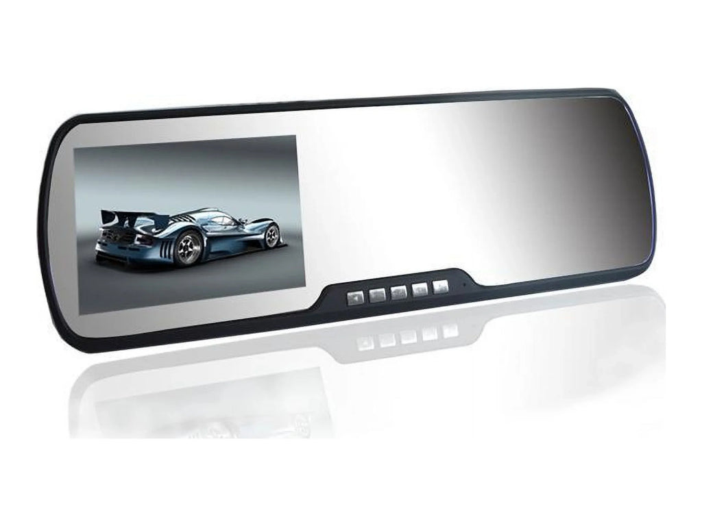 1080P Full  wide 4.3 inch new ultra-thin rearview mirror driving recorder 1200 Mega pixal