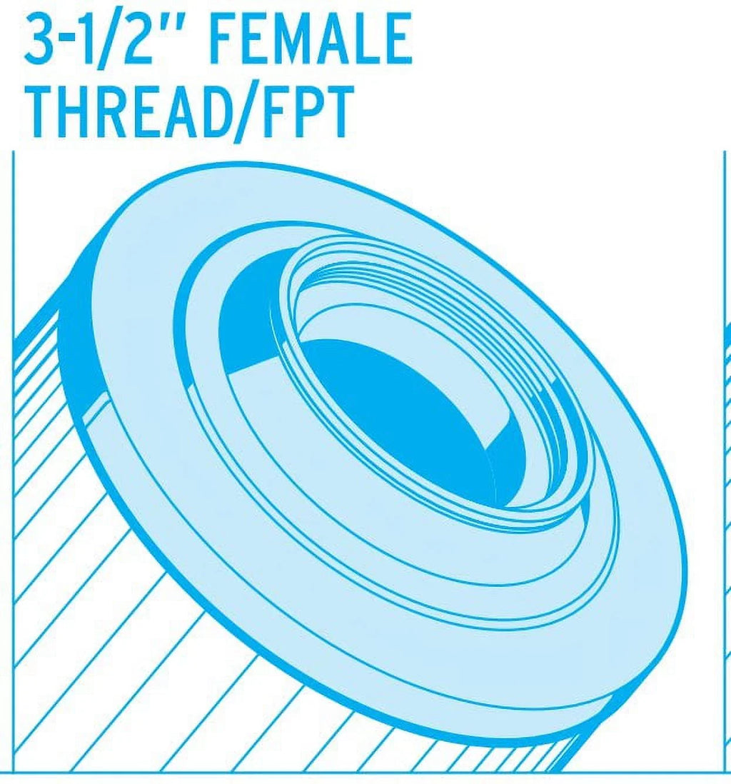 2 Unicel C-7697 Spa Pool Replacement Cartridge Filter Harmsco / 155 -6115