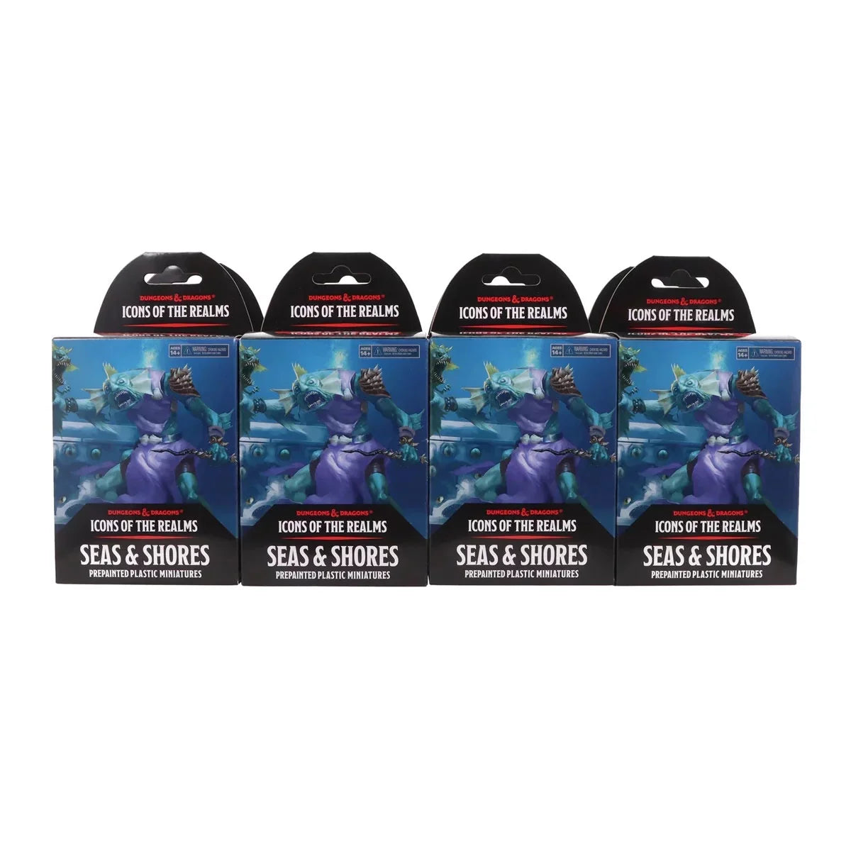 Wizkids  Dungeons & Dragons Icons of the Realms Seas & Shores Set 28 Booster Brick Figurine - Pack of 8