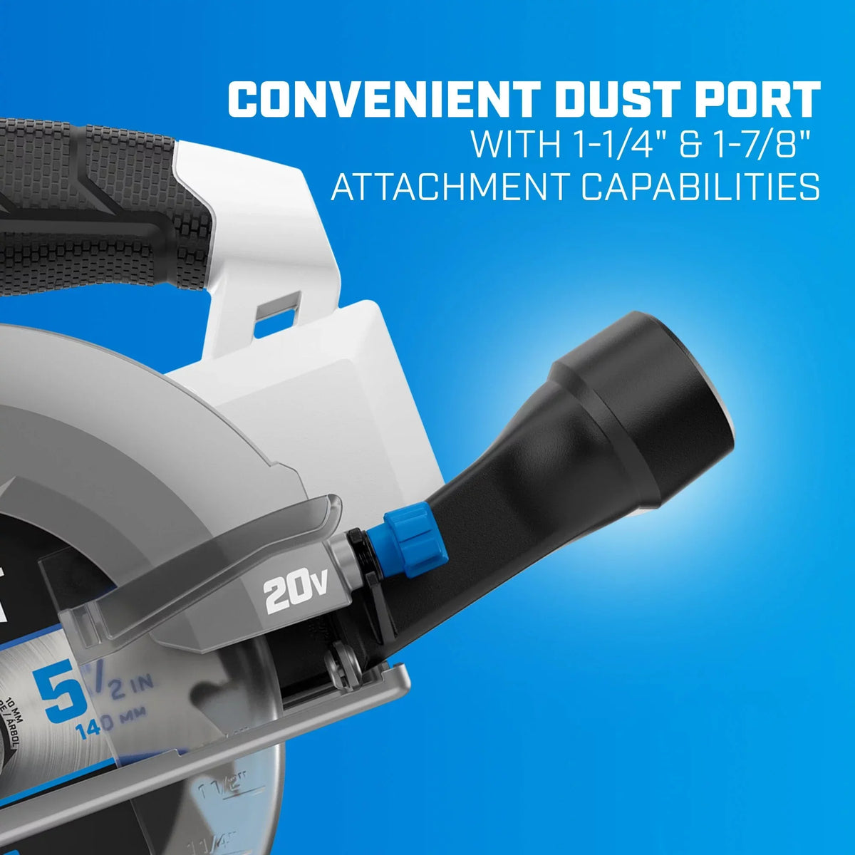 20-Volt Brushless 5-1/2-inch Compact Battery-Powered Circular Saw (Battery Not Included)