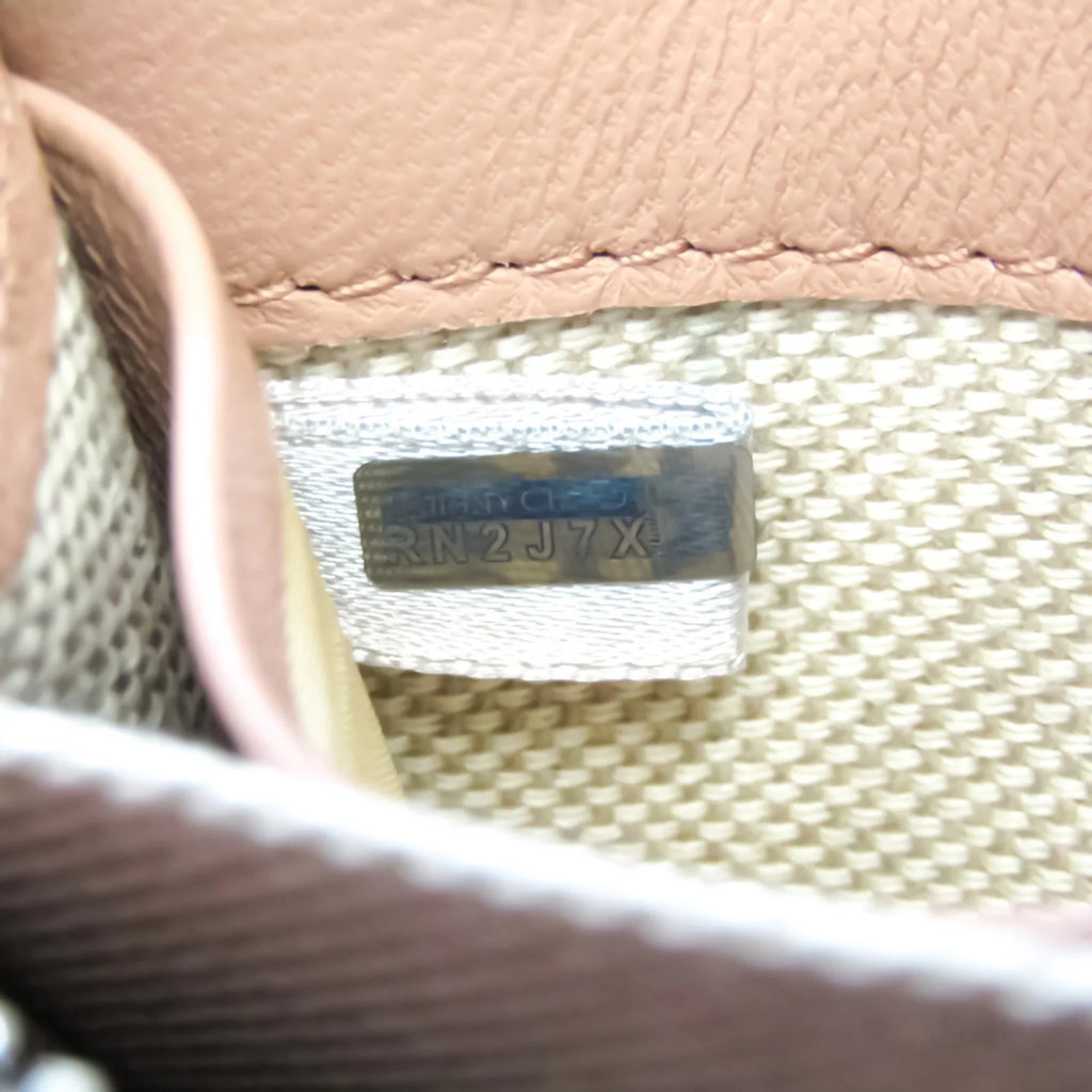 Pre-Owned Jimmy Choo   163 Women's Leather Coin Purse/coin Case Champagne Gold (Good)