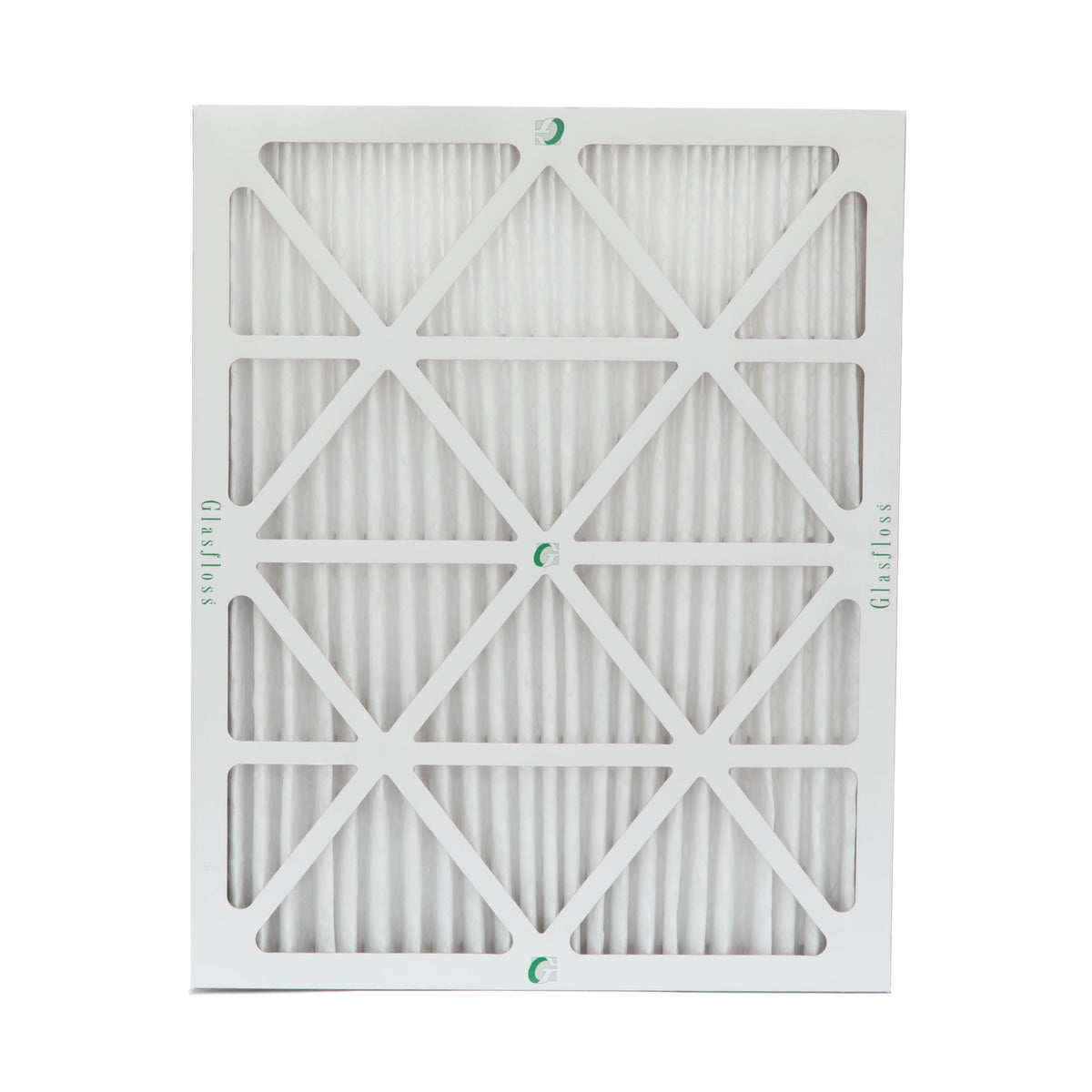 12 Pack of 18x20x2  13 Pleated 2" Inch Air Filters by Glasfloss. Actual Size: 17-1/2 x 19-1/2 x 1-3/4