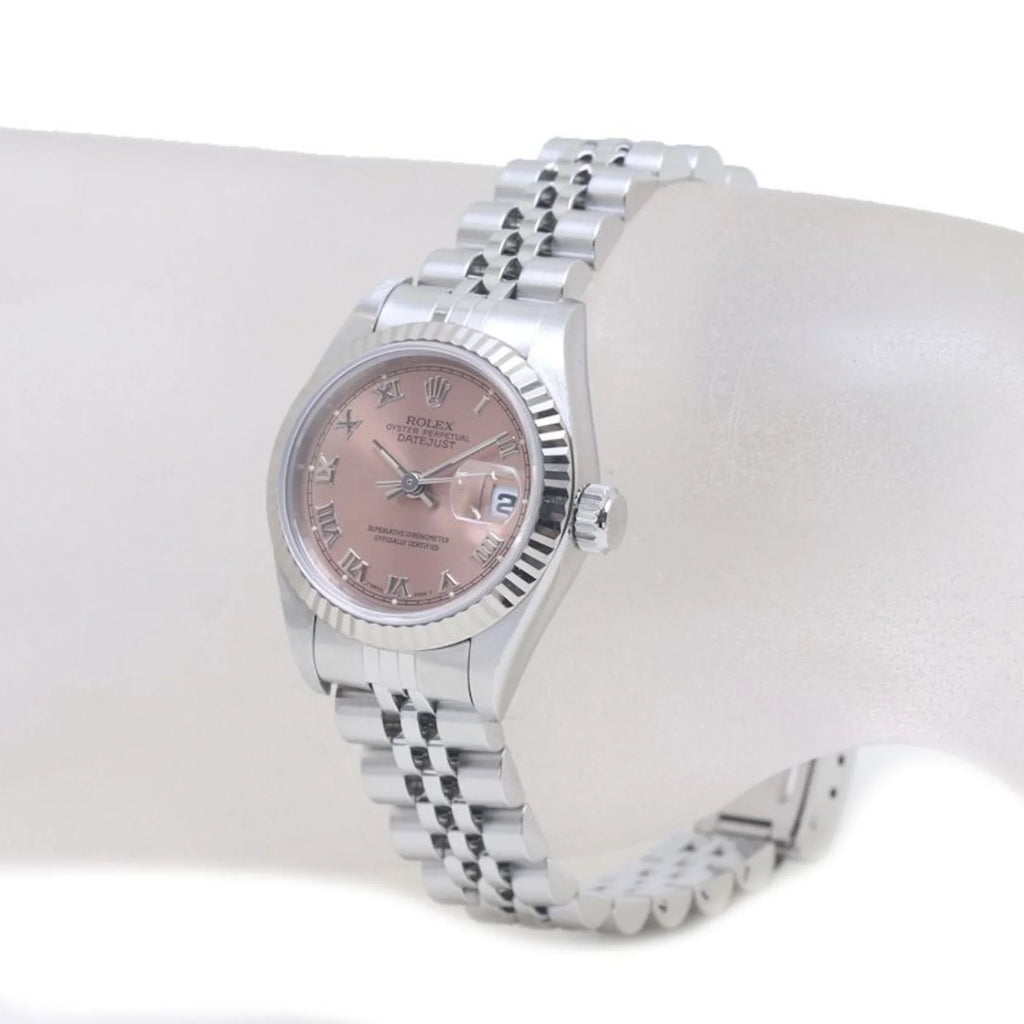 Pre-Owned  Rolex Datejust 69174 K18WG White Gold x Stainless Steel Ladies 39402 Watch (Good)