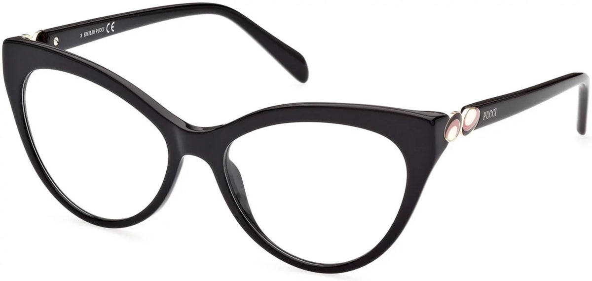 Eyeglasses Emilio Pucci  5196 001 Shiny Black /