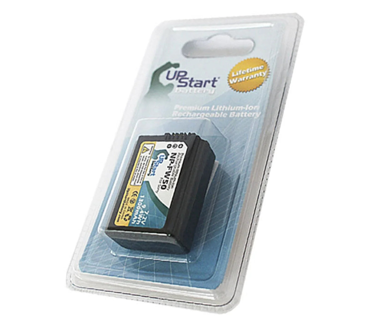 2x Pack - Sony Alpha A3000 Battery - Replacement for Sony -FW50 Digital Camera Battery (1300mAh, 7.2V, Lithium-Ion)