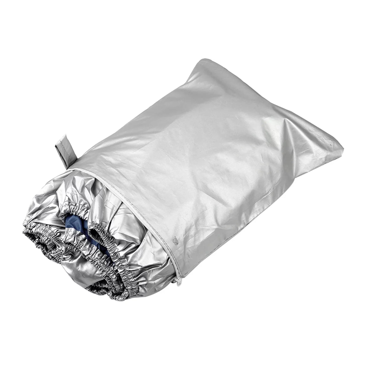 Gecheer Boat Cover Yacht  Protection Waterproof Heavy Duty Silver Reflective 300D Oxford Fabric -smashing Durable and Tear Proof Fits V- - Runabouts and Bass Boats 16-18FT