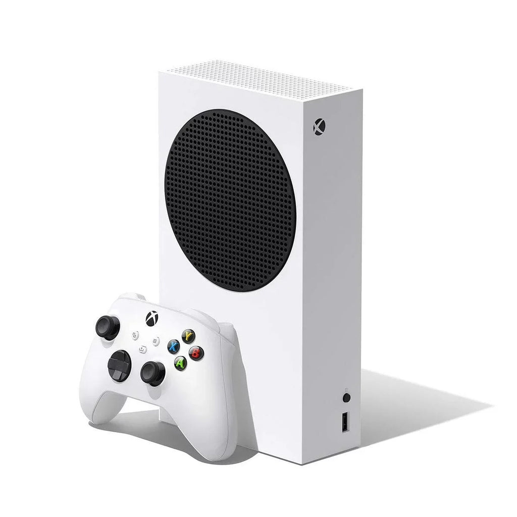 Microsoft Xbox Series S 512GB white Gaming Console + Gaming Earbuds With Microphone   Bundle Used