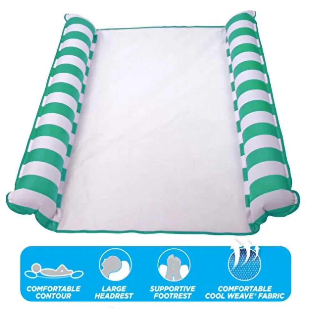 Aqua Deluxe Monterey  Hammock 4 in 1 Multi Purpose Float, Teal (2 Pack)