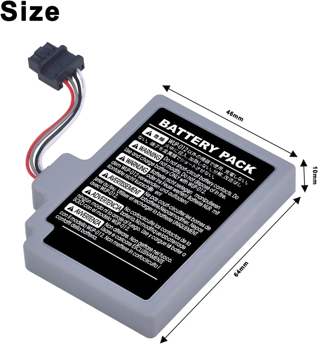 2000mAh Rechargeable y Pack Replacement for Nintendo Wii U Gamepad -012, -010