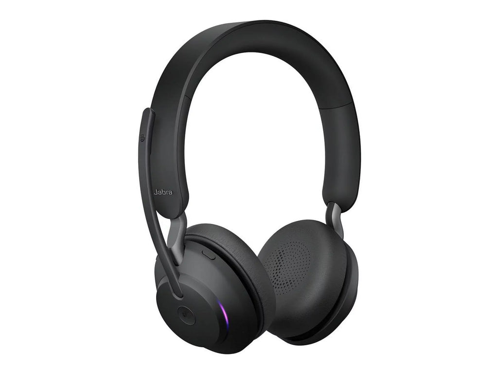 Jabra Evolve2 65 - -C  Teams Stereo with Charging Stand -C Connector Circumaural Headset - Black