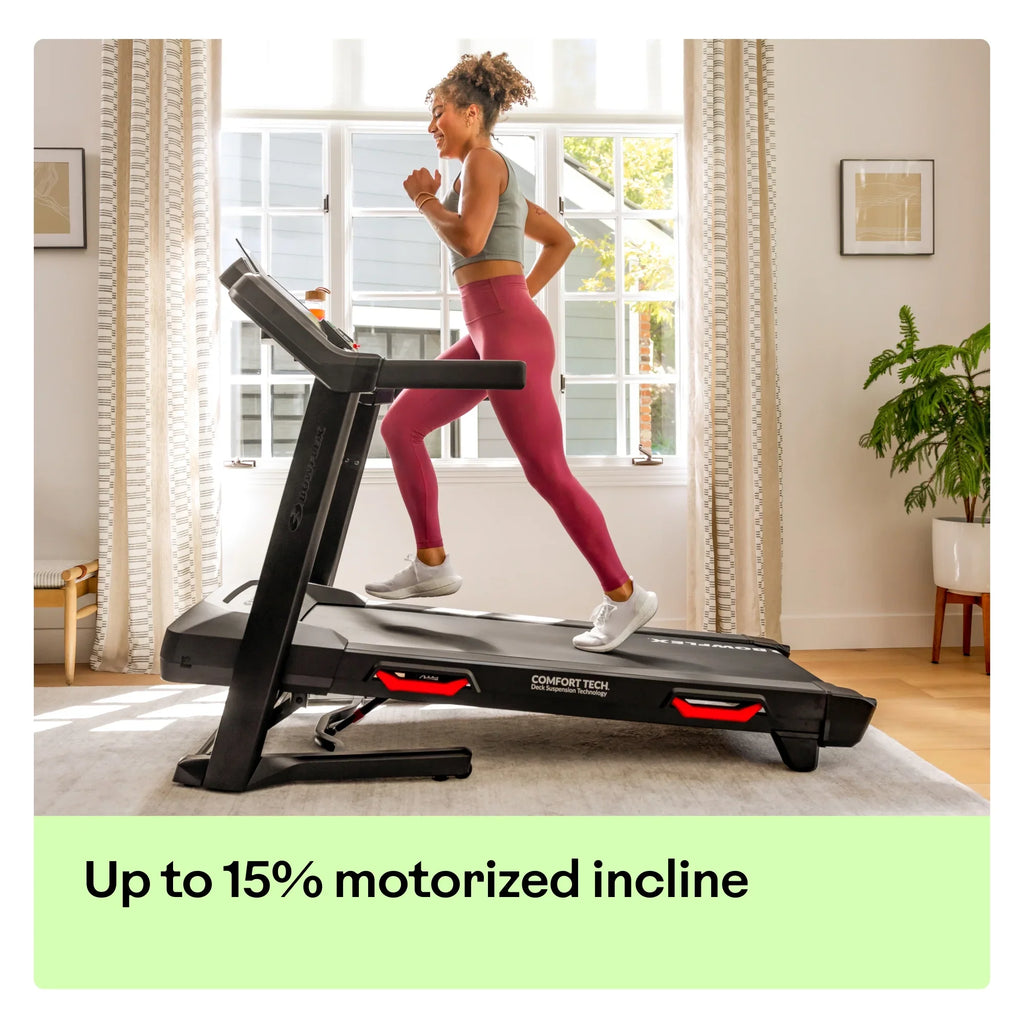 Bowflex BXT8J Treadmill, 15% Motorized Incline, Free 2-Month  Membership