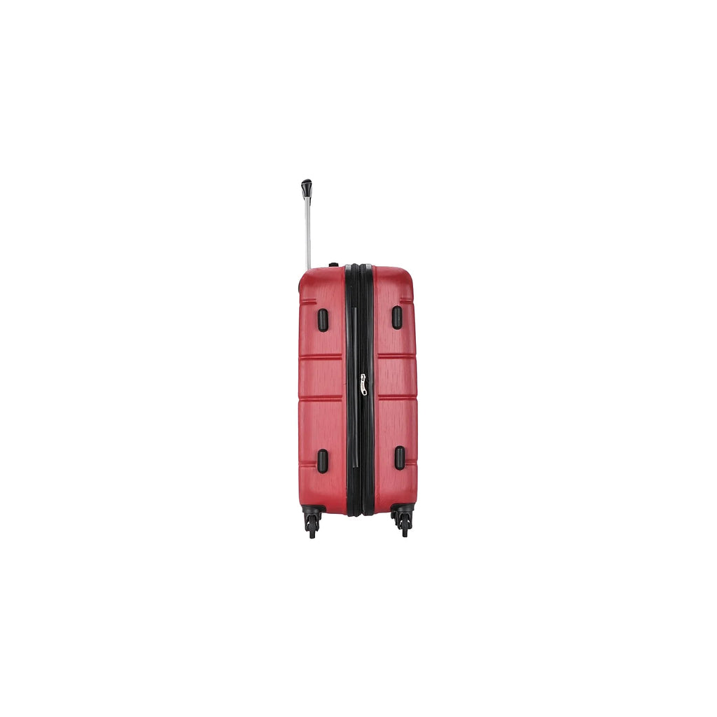 / Plastic 4-Wheel Spinner Luggage Red (DKROD00M-)