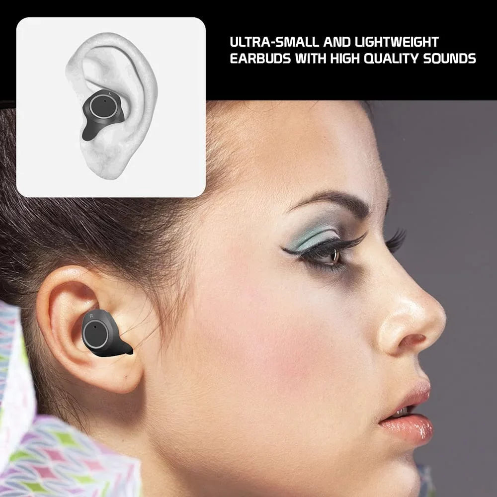 Wireless V5.2 Bluetooth Earbuds Compatible with Samsung Galaxy Note 10/Plus/Lite/+/5G/Note10 with Charging Case for In Ear Headphones. (V5.2 Black)