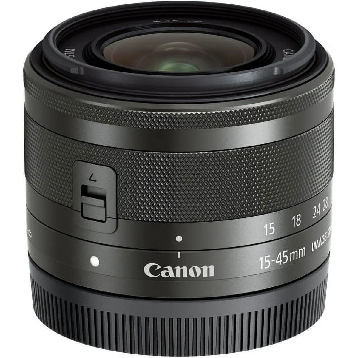 Canon -M 15-45mm f/3.5-6.3   Lens (Graphite) - DealExpo Advanced Bundle