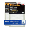 Filtrete 16x20x1,  Furnace Air Filter,  2200, Healthy Living Elite Allergen, 2-Pack (exact dimensions 15.69 x 19.69 x 0.78)