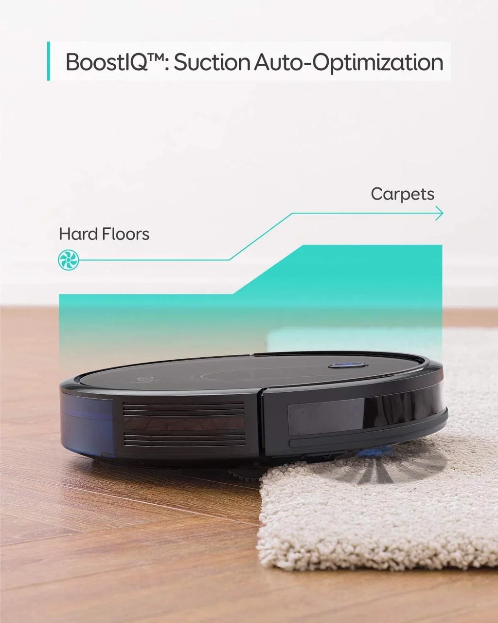 Open Box Eufy by Anker BoostIQ RoboVac 12 Robot Vacuum Cleaner -T2109112 - Black