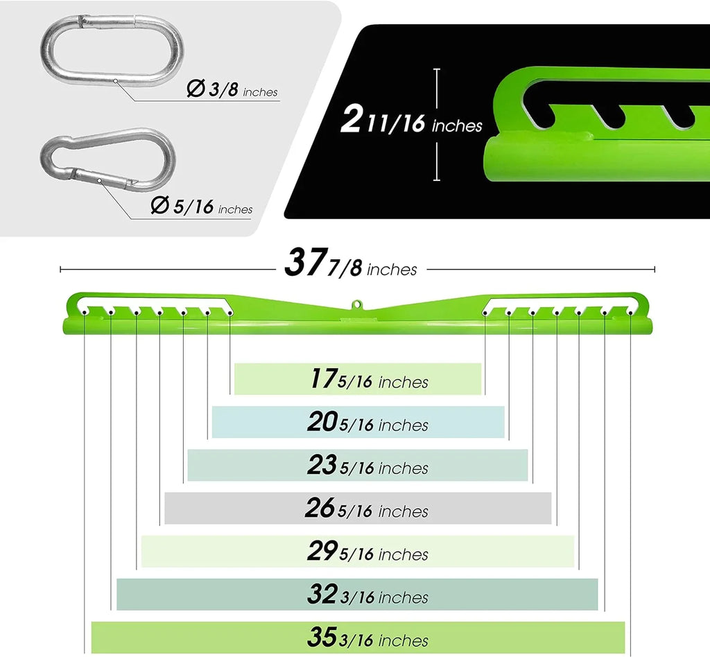 Yes4All Neutral Multi-Grip Wide  Pulldown Attachments Bar/Spreader/Paddle Grip for Home Gym Cable Pulley System Machine