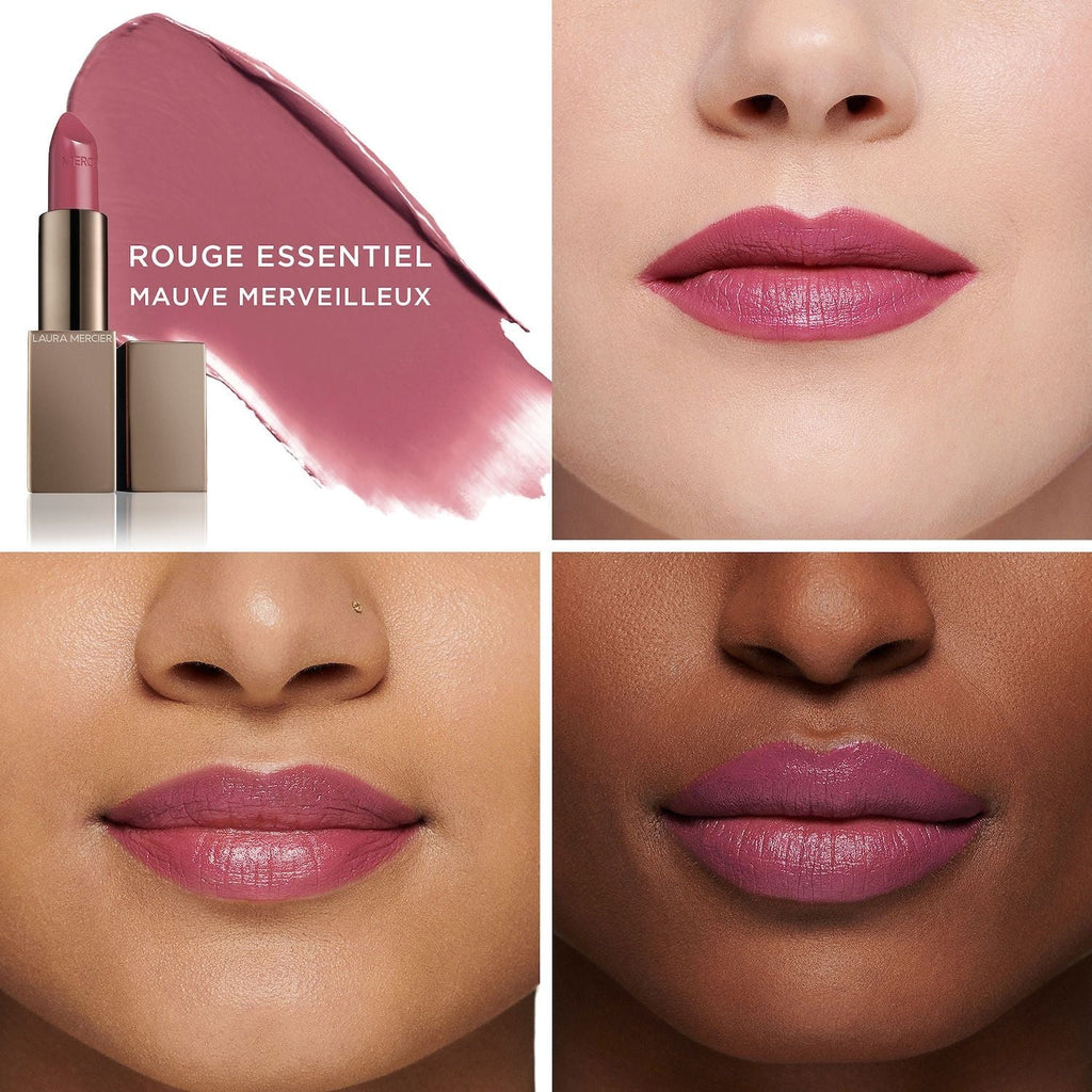 Laura Mercier Rouge Essentiel Silky Cream Lipstick - Mauve Merveilleux - mauve