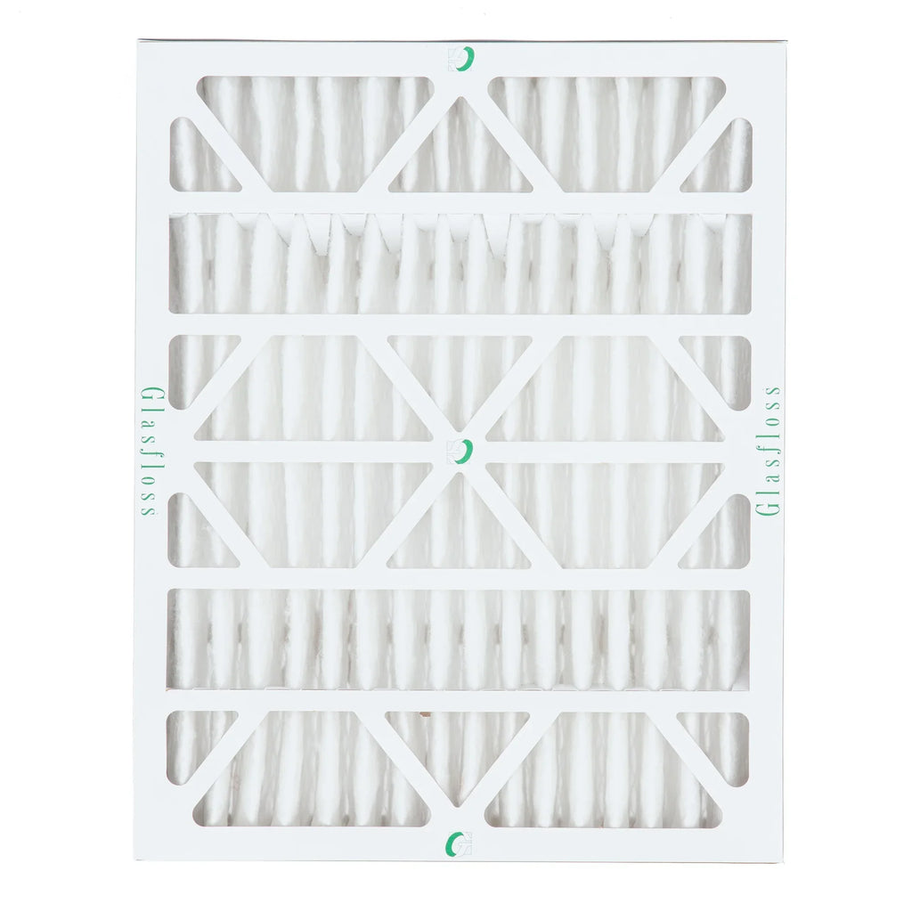 2 Pack of 20x24x4  13 Pleated 4" Inch Air Filters by Glasfloss. Actual Size: 19-3/8 x 23-3/8 x 3-3/4
