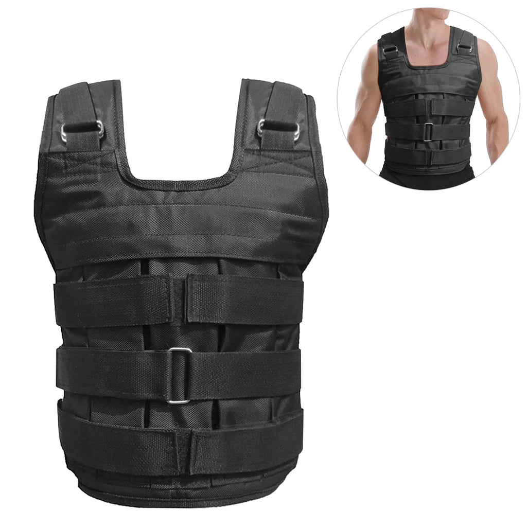 Nebublu Strength Training Weighted Vest - Adjustable Weight Jacket, 50kg Max. Load, Oxford Cloth
