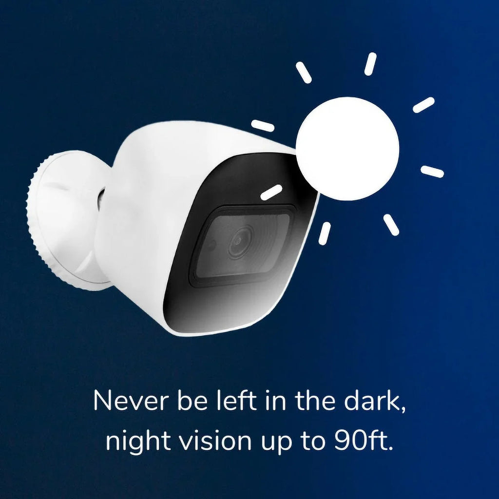As Seen On  - Ask ! 2 Way Voice Command Smart Security Camera 10 Pack/ Person Vehicle Pet Detection, Two-Way Talk, Spotlights Color Night Vision