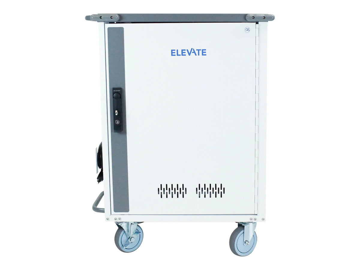 Systems Elevate Charging Cart with 2x 16-Port -C Quick-Sense Hubs