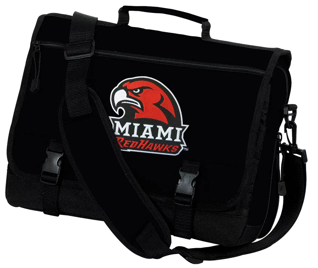 Miami Redhawks  Bag Miami University Computer Messenger Bag
