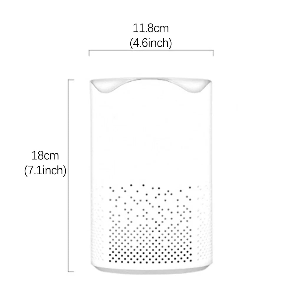 Tangnade humidifier humidifier  Portable Home Desktop  Air Disinfection Machine Air Purifier White
