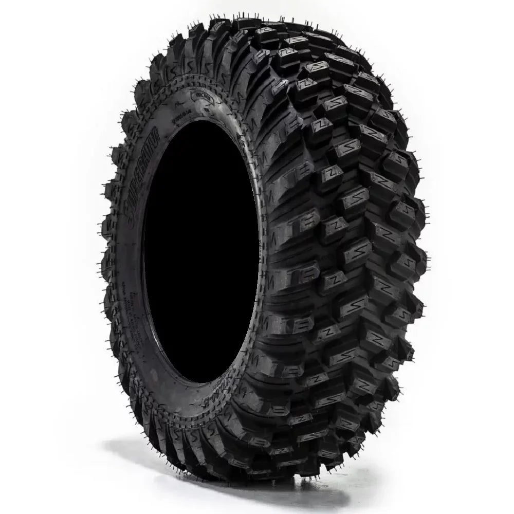 Fuel Lethal 15" Wheels Black 32" Warrior  Sticky Tires Can-Am Maverick X3 / Honda Pioneer 1000 / Talon