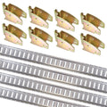 Cargo Control Enclosed Utility Trailer Shelving Kit, Convenient E Track Kit, Includes E Track Rails and Wood End Sockets, Easily Secure Cargo In Your Utility Trailer