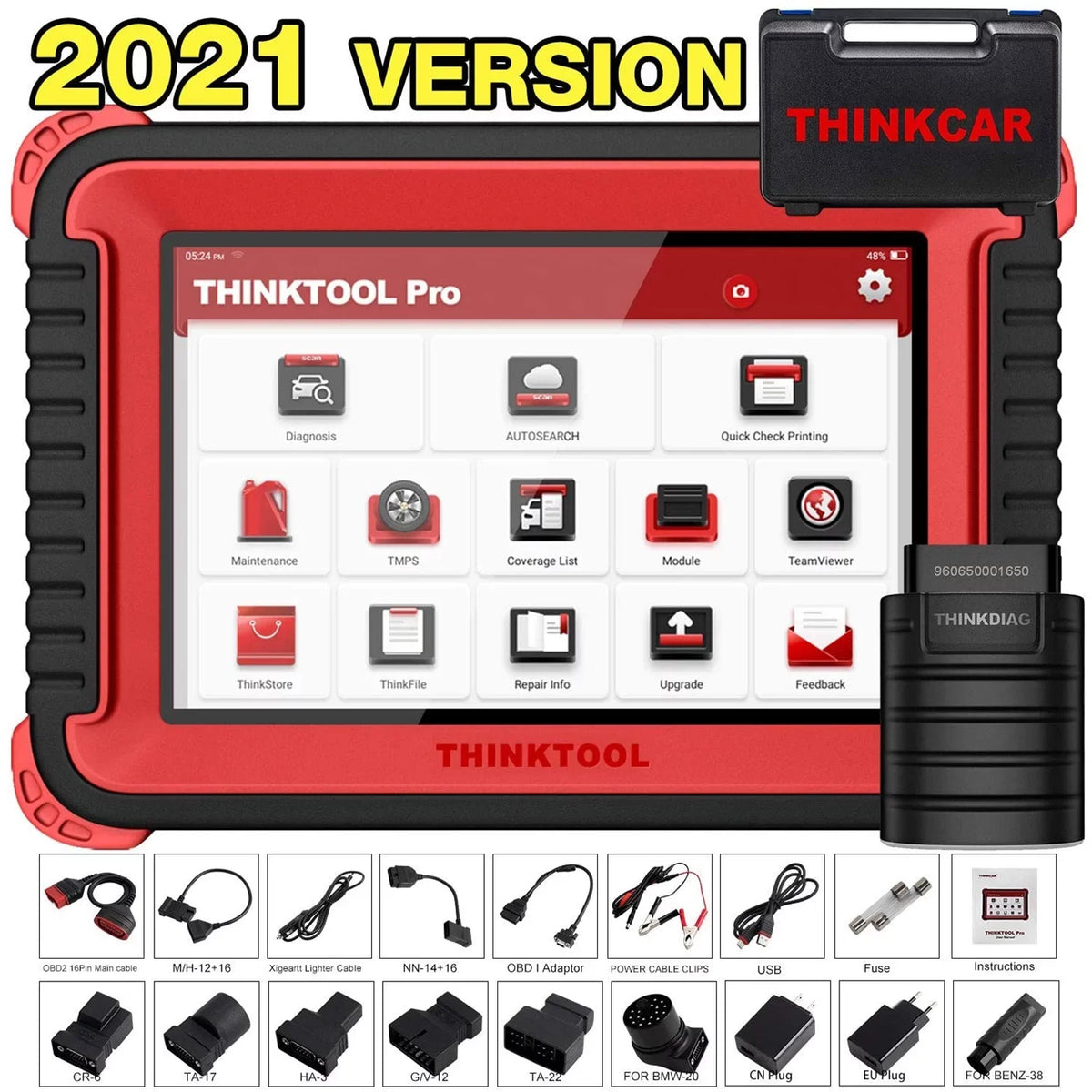 thinkcar Thinktool Pro Bidirectional OBD2 Full Systems Diagnostic Scan Tool