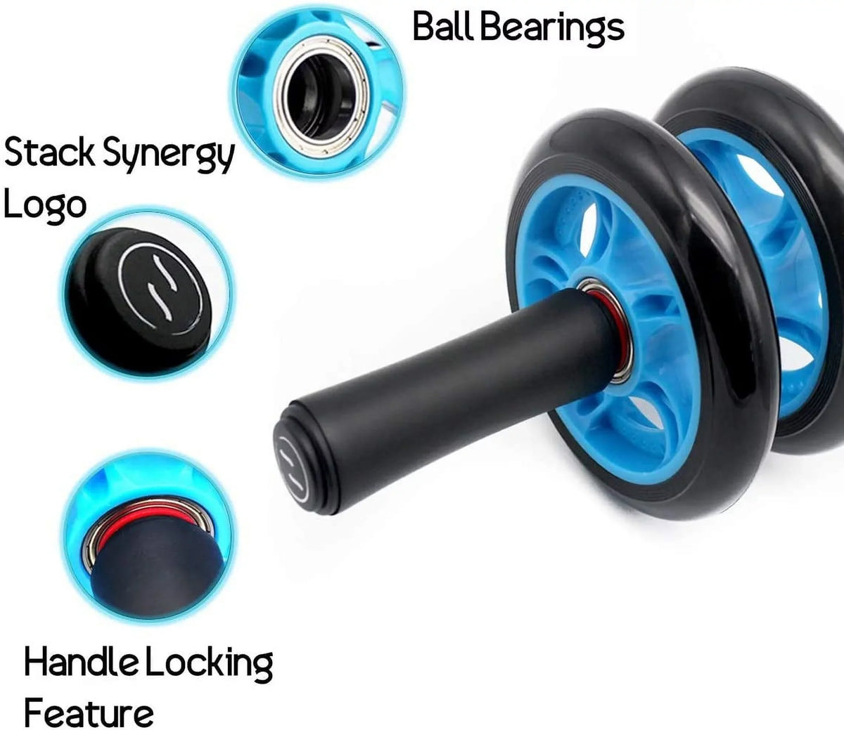 Dual  Roller Wheel with Ball Bearings and Knee Pad