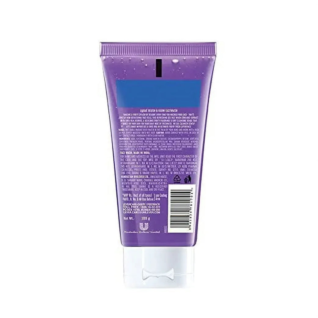 LAKMÃ Blush & Glow Berry Smash Gel Face Wash With Berries Extracts 100 G