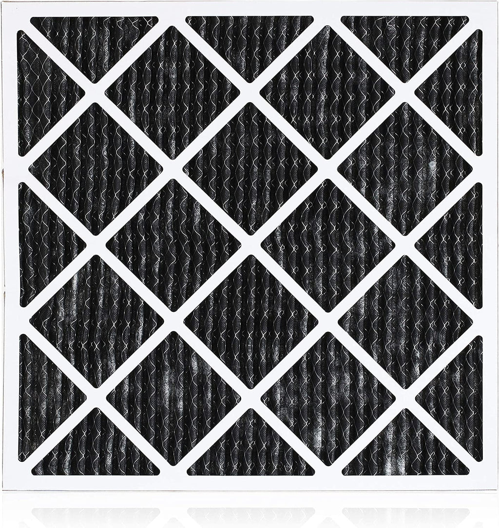 Filterbuy 16x18x1  8 Odor Eliminator Pleated   Furnace Air Filters with Activated Carbon (12-Pack)