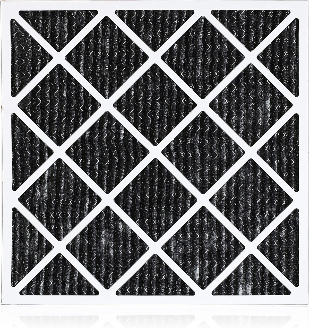 Filterbuy 16x18x1  8 Odor Eliminator Pleated   Furnace Air Filters with Activated Carbon (12-Pack)