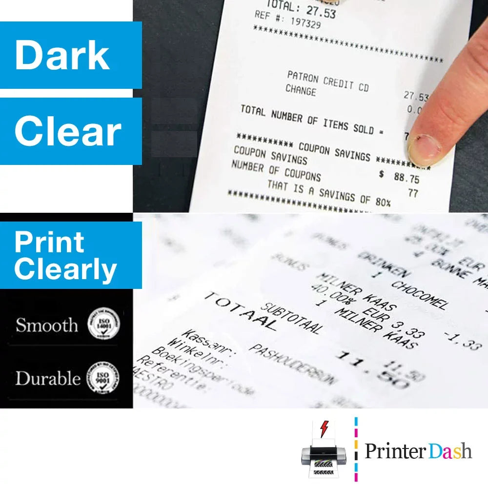 PrinterDash Compatible Replacement for Star-Micronics -200 Series/-235/-242/-292/-512/-200 Series/-212/-242/-500/-2000 Black/Red P.O.S. Printer Ribbons (6/) (30980115BR)