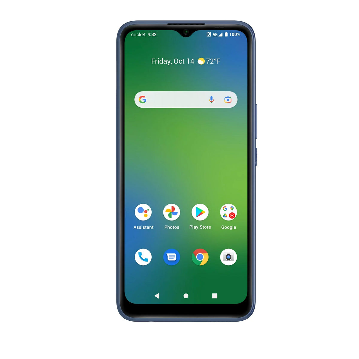 Refurbished Cricket Wireless Innovate E 5G  Cricket Wireless Prepaid Smartphone - Lightning Blue