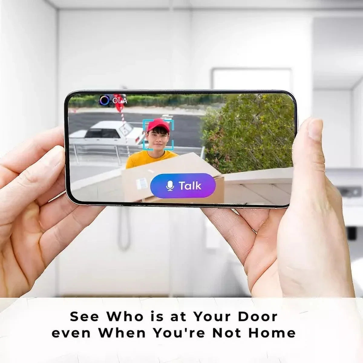 As Seen On  - Ask ! 2 Way Voice Command Smart Security Camera 10 Pack/ Person Vehicle Pet Detection, Two-Way Talk, Spotlights Color Night Vision