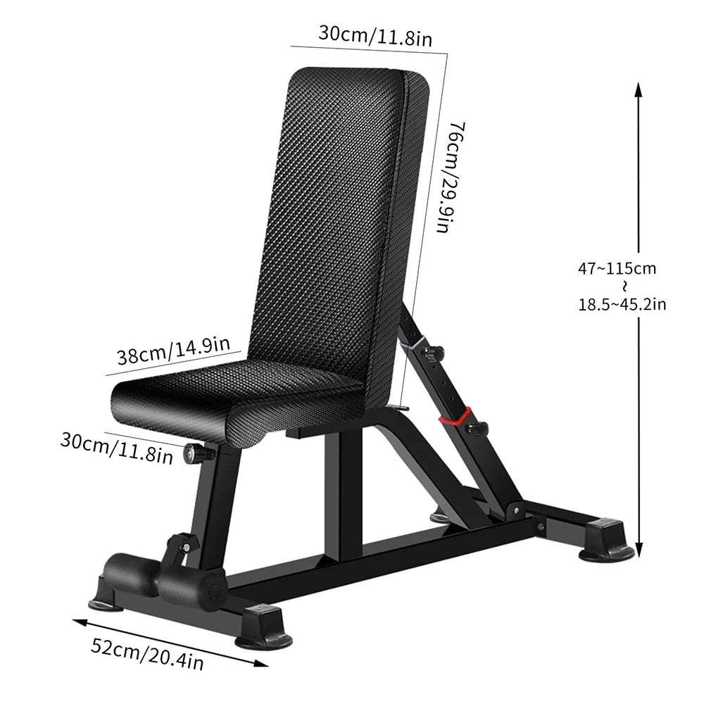 K  Adjustable Weight Bench, Exercise Dumbbells Bench for Full Body Workout,Foldable Workout Bench for Home Gym 700LB